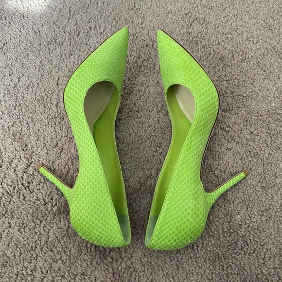 Christine Dior Snake Skin Heels - Picture 4 of 5